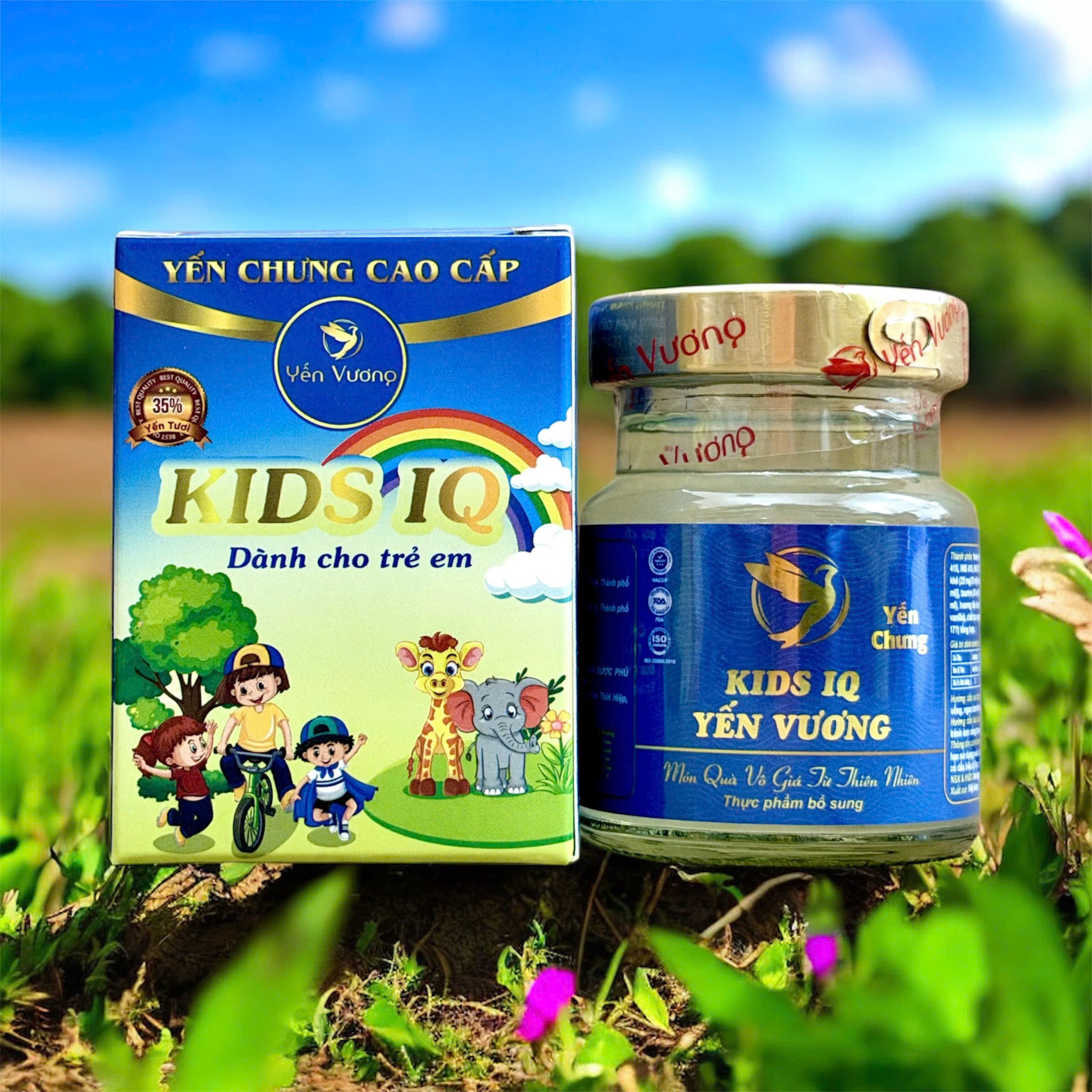 Hũ yến Vương 70ml có hộp Kids IQ